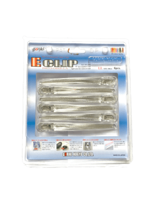 E Clip (LL) 6pcs Clear