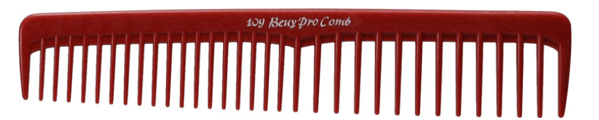 Hair Comb Hongo Red 109